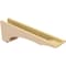 Ekena Millwork 5"W x 30"D x 10"H Thin Hughes Rough Cedar Woodgrain TimberThane Corbel, Primed Tan CORUR05X30X10HUGRCPR - alternate 5